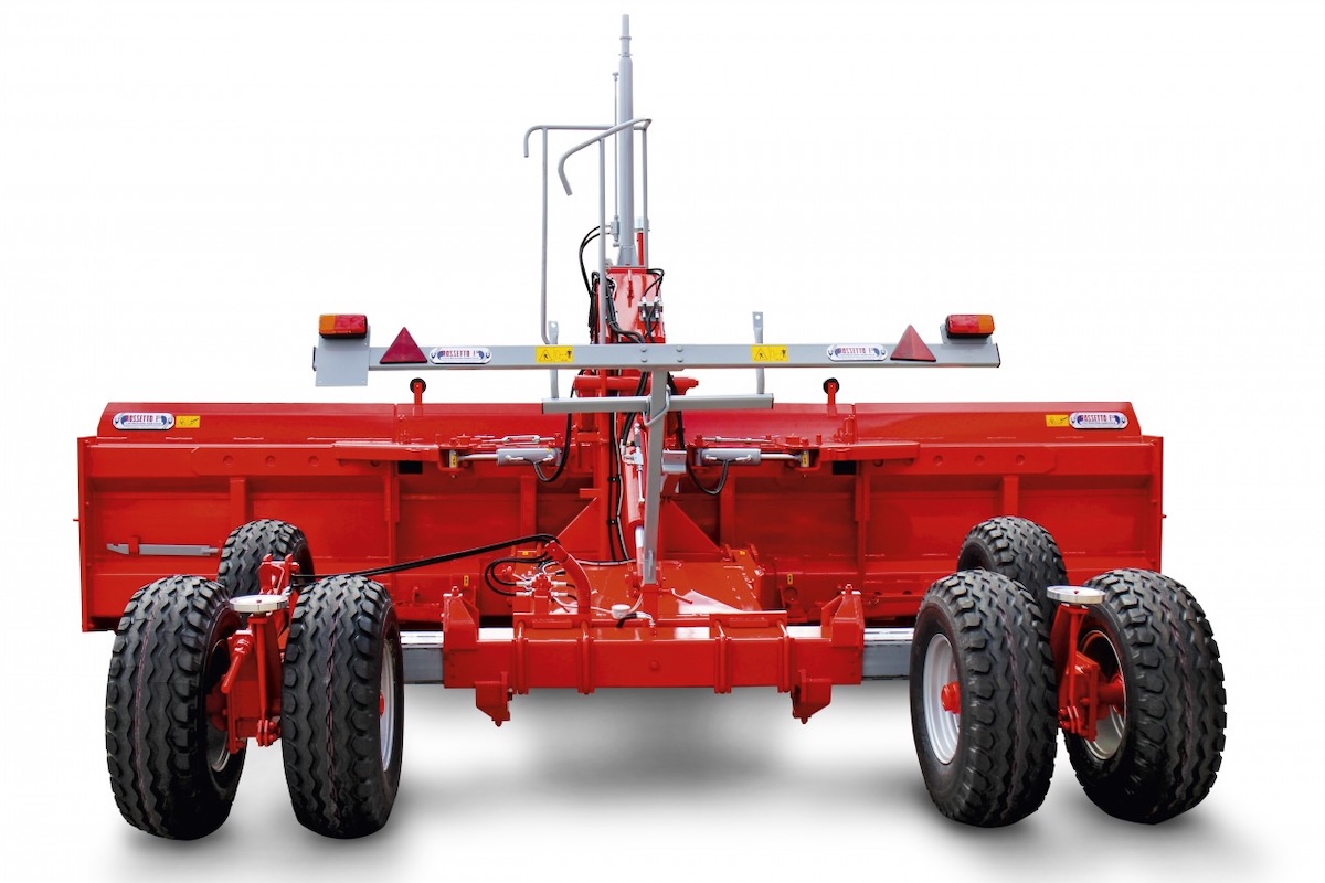 Lama livellatrice laser Rossetto Gran Luce da 5,5 metri